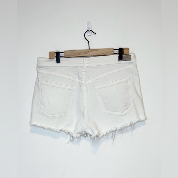 Agolde White Jean Shorts - Picture 2 of 11